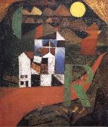 Paul Klee Villa R oil painting on canvas